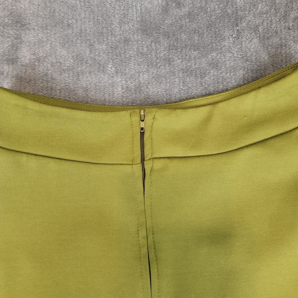 Smak Parlour Mini Skirt Womens Small Green A-Line Pocket y2k Retro Knit - Picture 8 of 8